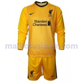 Maillot de Foot Liverpool Extérieur Gardien 2020-21 Manches Longues - Enfant